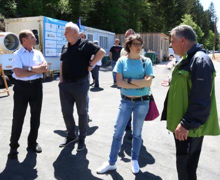 OTVORITEV DOVOZNE CESTE DO BIATLONSKEGA CENTRA 37 FOTO LJUBO VUKELIČ